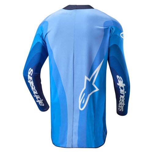 techstar pnue navy blue jersey back